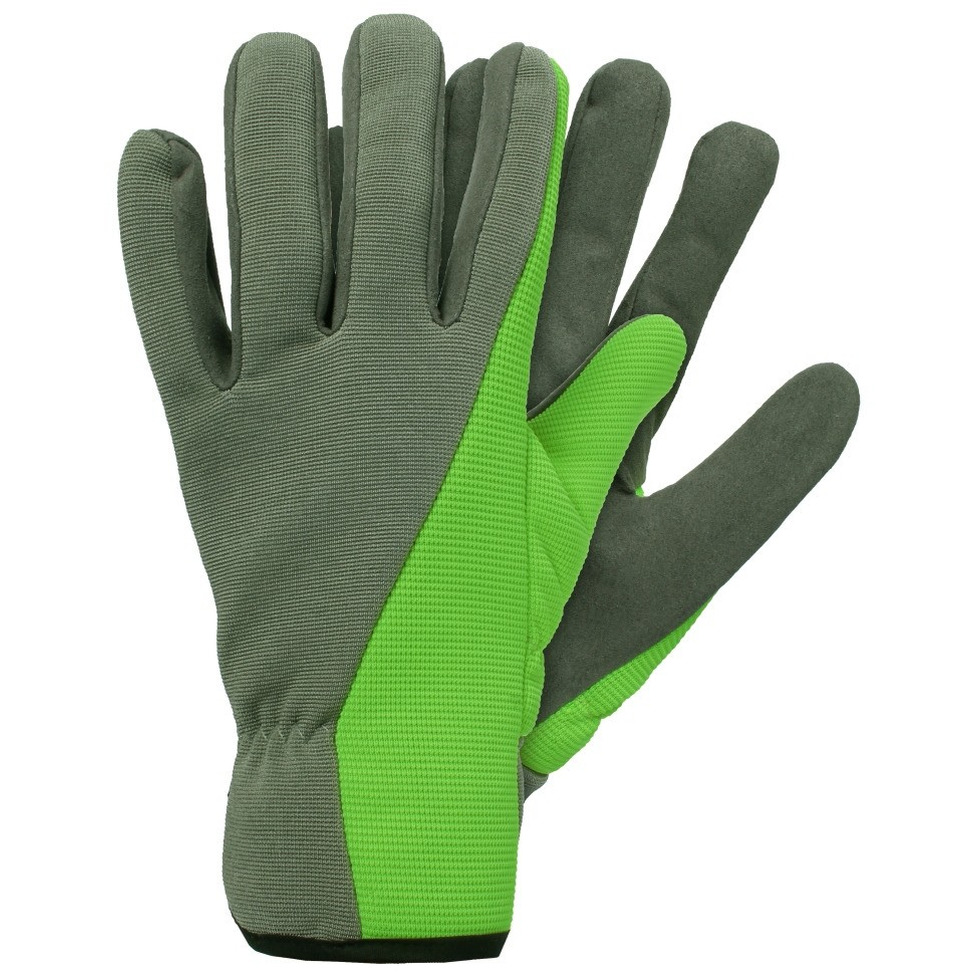 Tuin werkhandschoenen microfiber groen